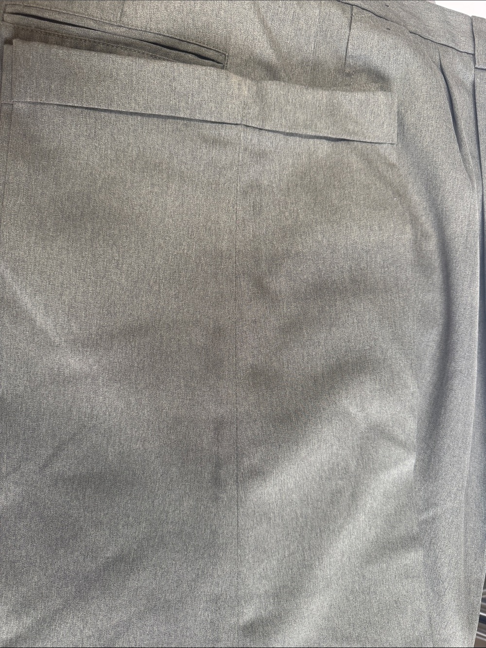 Liz Claiborne Men's Light Gray Flat Front Dress Shorts